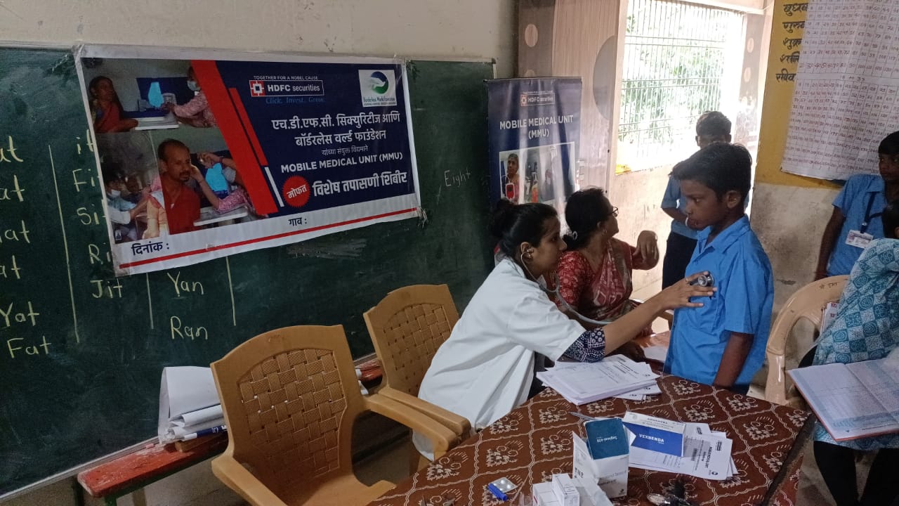 Medical camp in rural area